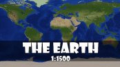 Minecraft Earth - карта планеты Земля для Майнкрафт