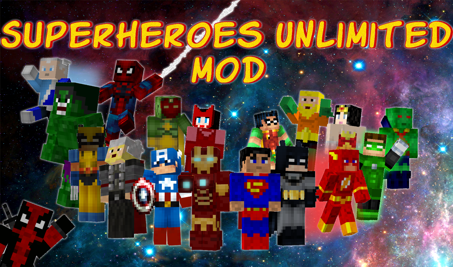 minecraft superheroes unlimited mod 1.7 10