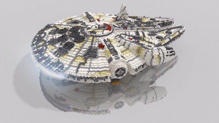 Star Wars Cокол Тысячелетия карта для Майнкрафт